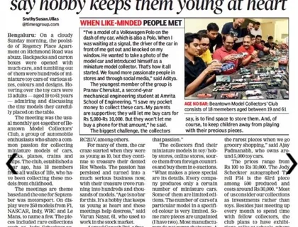 Times of India clipping